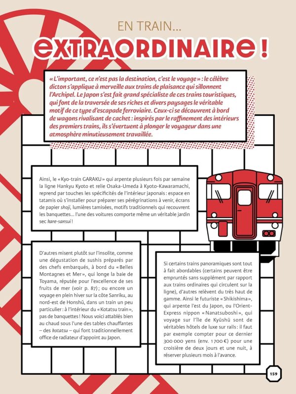 Coffee table book - By train in Japan: Itineraries on the rails to travel differently | Gallimard For Discount - Image 3